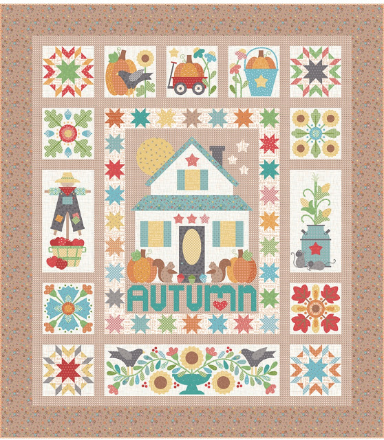 Lori Holt Autumn Love templates Lappemor